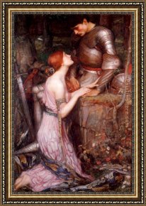 Waterhouse Framed Paintings - Lamia 1905 by John William Waterhouse