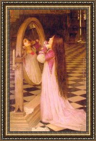 Waterhouse Framed Paintings - Mariana in the South by John William Waterhouse