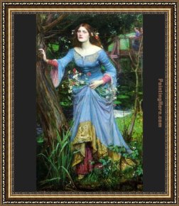 Waterhouse Framed Paintings - waterhouse Ophelia by John William Waterhouse