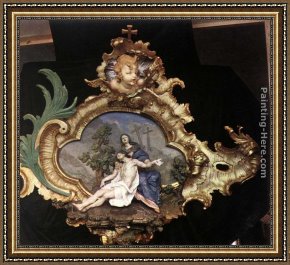 Piet Mondrian Framed Paintings - Piet&agrave; by Joseph Anton Feuchtmayr