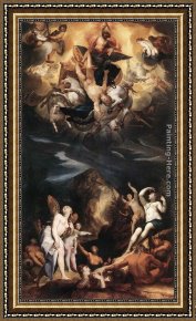 Heintz Framed Paintings - The Fall of Phaeton by Joseph Heintz the Elder