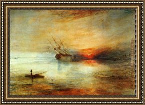 Joseph Wright of Derby Framed Paintings - Fort Vimieux by Joseph Mallord William Turner