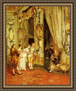 Presentation Framed Paintings - The Presentation by Juan Antonio Gonzalez
