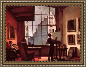 Juarez Framed Paintings - Afternoon in Studio by Juarez Machado