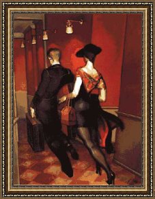 Juarez Framed Paintings - Arrivee by Juarez Machado