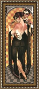 Juarez Framed Paintings - Art Deco Evening by Juarez Machado
