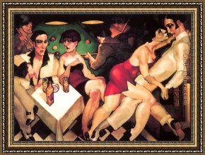 Juarez Framed Paintings - Bar in Copacabana by Juarez Machado
