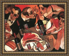 Juarez Framed Paintings - Barbecue a Paris by Juarez Machado