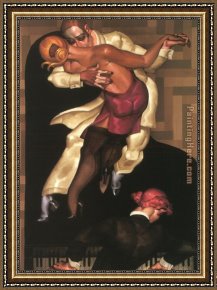 Juarez Framed Paintings - Dance on Black Piano by Juarez Machado
