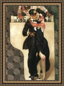 Juarez Framed Paintings - Dance on White Piano by Juarez Machado