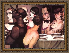 Juarez Framed Paintings - Gala Entree Amis by Juarez Machado