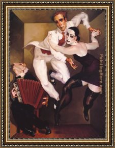 Juarez Framed Paintings - Tango in a Box by Juarez Machado