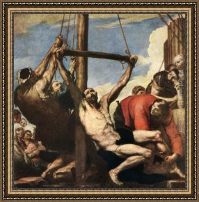 The Martyrdom of St. Matthew Framed Paintings - Martyrdom of St Bartholomew by Jusepe de Ribera