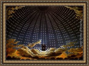 Caterina Cornaro, Queen of Cyprus Framed Paintings - The Queen Of The Night by Karl Friedrich Schinkel