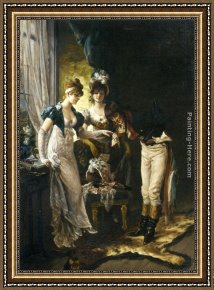 Karl Framed Paintings - The Introduction by Karl Gampenrieder