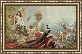 The Toilette of Venus Framed Paintings - The Toilet of Venus by Konstantin Makovsky