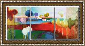 Western Landscape Framed Paintings - 5368 by landscape