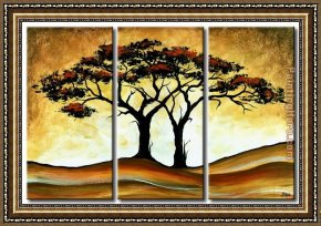 Western Landscape Framed Paintings - 5428 by landscape