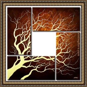 Three Pointers in a Landscape Framed Paintings - 5589 by landscape