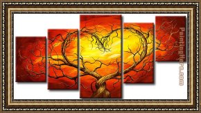 Western Landscape Framed Paintings - 5613 by landscape