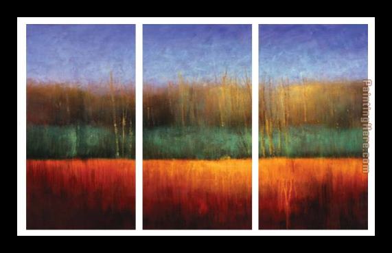 landscape Theatre View by Gregory Garrett Framed Painting landscape Theatre View by Gregory Garrett Framed Painting