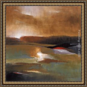 Lanie Loreth Framed Paintings - Countryside Journey I by Lanie Loreth