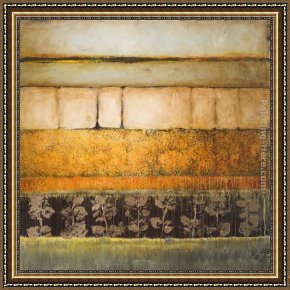 Lanie Loreth Framed Paintings - Natures Interlude Square I by Lanie Loreth