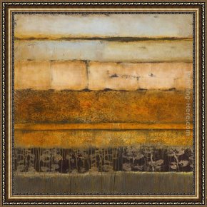 Lanie Loreth Framed Paintings - Natures Interlude Square II by Lanie Loreth