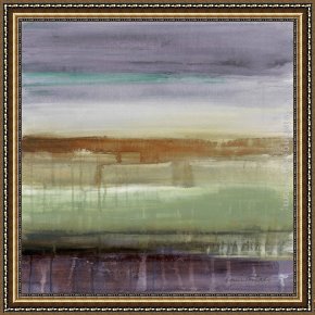 Lanie Loreth Framed Paintings - Purple Rain II by Lanie Loreth