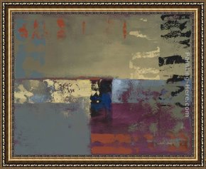 Pintail Teal And Wigeon on The Seashore Framed Paintings - Teal Perception I by Lanie Loreth