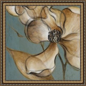 Lanie Loreth Framed Paintings - Translucent Magnolias by Lanie Loreth