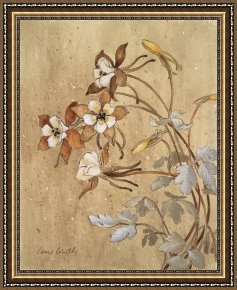 Lanie Loreth Framed Paintings - Wild Flowers II by Lanie Loreth