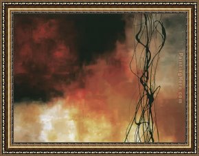 Approaching Autumn I Framed Paintings - Autumn Song by Laurie Maitland