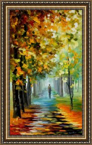 The Fall of Man Framed Paintings - THE MUSIC OF THE FALL by Leonid Afremov