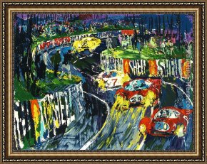 Leroy Neiman Framed Paintings - 24 Hours at LeMans by Leroy Neiman