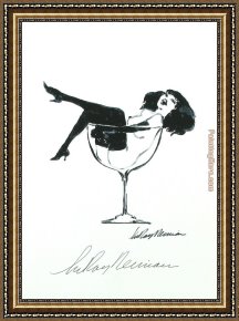 Leroy Neiman Framed Paintings - Femlin by Leroy Neiman