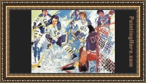 French Framed Paintings - French Connection by Leroy Neiman