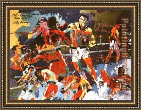 Homage to Kandinsky Framed Paintings - Homage to Ali by Leroy Neiman