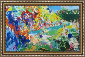 An Interesting Story Framed Paintings - Love Story by Leroy Neiman