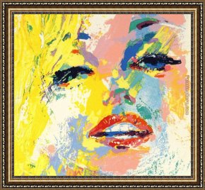 Leroy Neiman Framed Paintings - Marilyn Monroe by Leroy Neiman