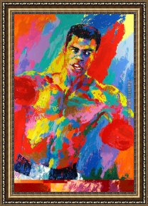 Leroy Neiman Framed Paintings - Muhammad Ali Athlete of the Century by Leroy Neiman