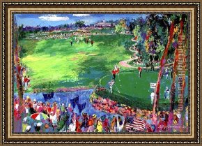 The Stirrup Cup Framed Paintings - Ryder Cup Valhalla 2008 by Leroy Neiman