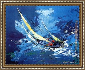 Leroy Neiman Framed Paintings - Sailing by Leroy Neiman