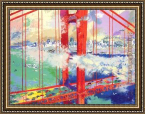 The Heart of San Francisco Framed Paintings - San Francisco by Leroy Neiman