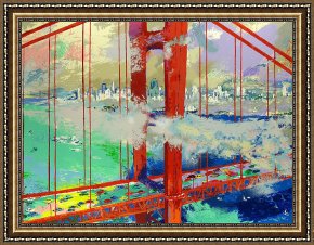 Leroy Neiman Framed Paintings - San Francisco by Day by Leroy Neiman