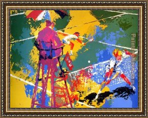 The Death of Demosthenes Framed Paintings - Sudden Death by Leroy Neiman