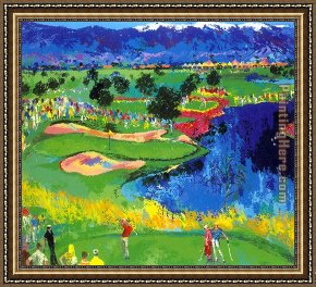 Serenity Cove Framed Paintings - The Cove at Vintage by Leroy Neiman
