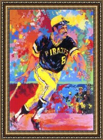 Willie Mays Framed Paintings - Willie Stargell by Leroy Neiman