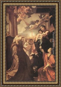 Lodovico Framed Paintings - Bargellini Madonna by Lodovico Carracci