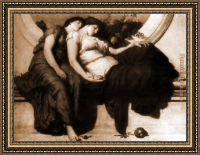 Summer Framed Paintings - Summer Noon by Lord Frederick Leighton